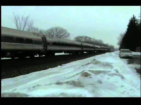 Amtrak Train 49 Lake Shore Limited West Chesterton...