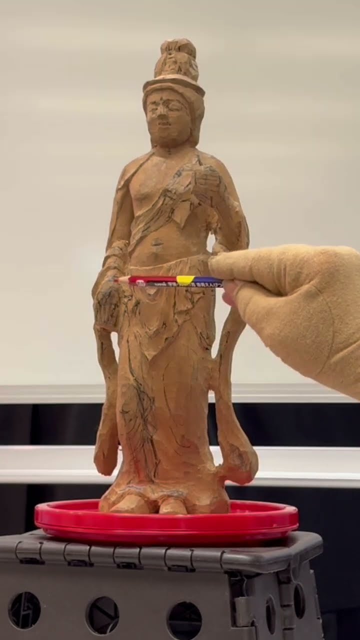 がくぶん実践講座/観音様を掘る Challenge Buddha Sculpting 4532: Holy Kannon How to Sculpt as a
