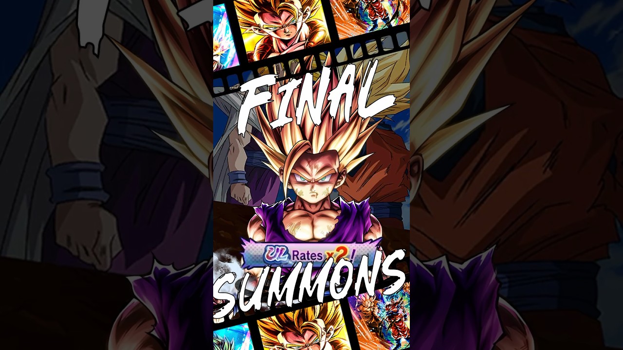 FINAL SUMMONS ON ULTRA GOHAN!! | Dragon Ball Legends Summons  