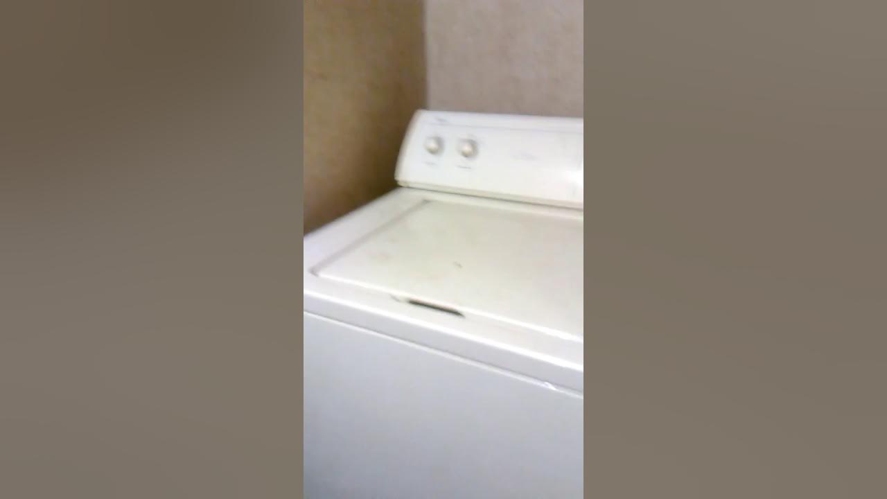 My whirlpool washer is out of balance YouTube