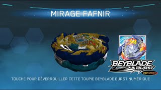 MIRAGE FAFNIR PRO SERIES QR CODE BEYBLADE BURST PRO SERIES APP