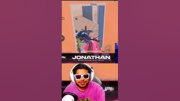 😳 kinganbru reaction on jonathan gaming 🆚 pro player fight 😳(watch till the end)#kinganbru #jonathan