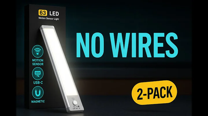 MCGOR Under Cabinet Lights Review (2-Pack) — 14.7” Rechargeable, Motion Sensor, Dimmable & Magnetic