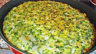 طريقة عمل العجة اللبنانية | omelette recipe | egg breakfast recipe