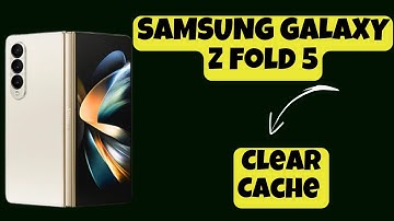 Clear Cache SAMSUNG GALAXY Z FOLD 5 || How to delete cache data || Data settings