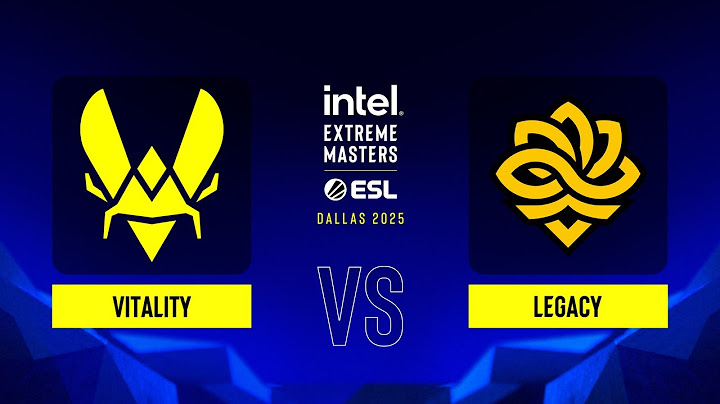 Vitality vs. Legacy - IEM Dallas 2025 - Group A