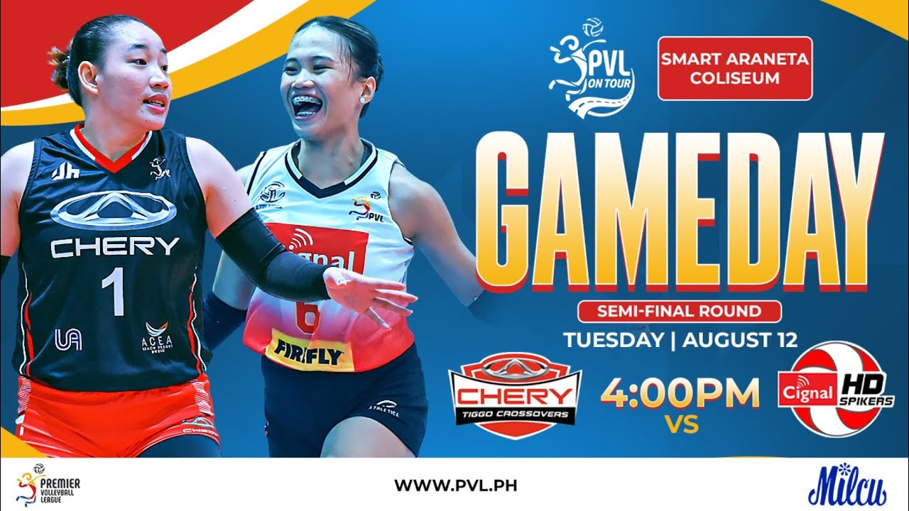 CHERY TIGGO vs. CIGNAL - Full Match | Semifinals | 2025 PVL on Tour