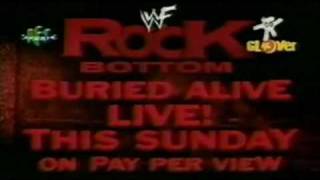 WWF Rock Bottom 1998 Commercial