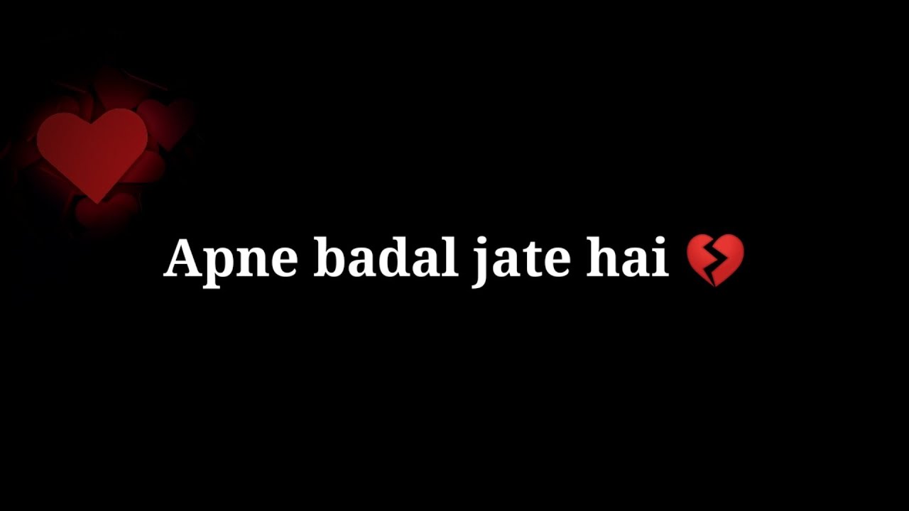 Apne badal jate hai ? Very sad heart touching shayari ? Sad hindi shayari