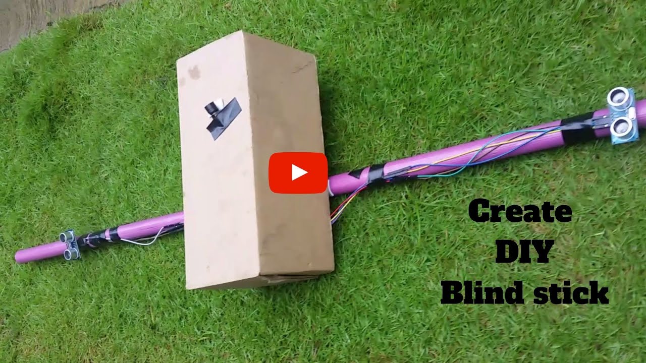 Create DIY blind stick - YouTube