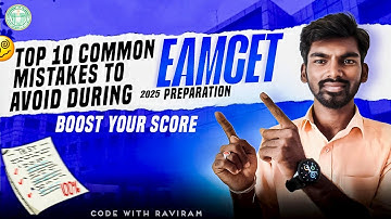 EAMCET 2025 Preparation 🔥 | Complete Roadmap For EAMCET | Ravi Ram ❤️‍🔥