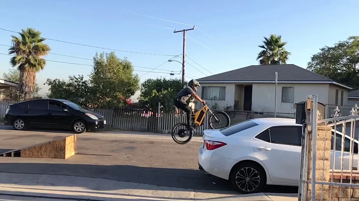 Stealth bomber B52 25 mph ramp jump!