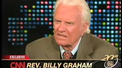 Billy Graham with Larry King