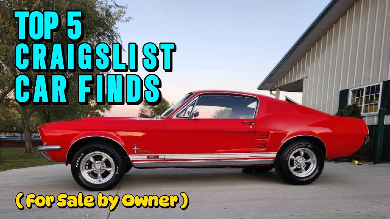 Owners Ready to Sell 5 Incredible Cars on Craigslist For Sale by