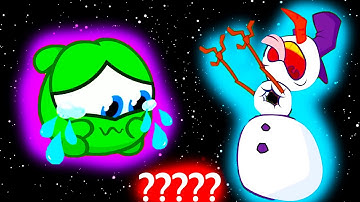 SnowMan Vs Om Nom  "Dying!"  "Are You Ok!"  Sound Variations in 1 Minutes