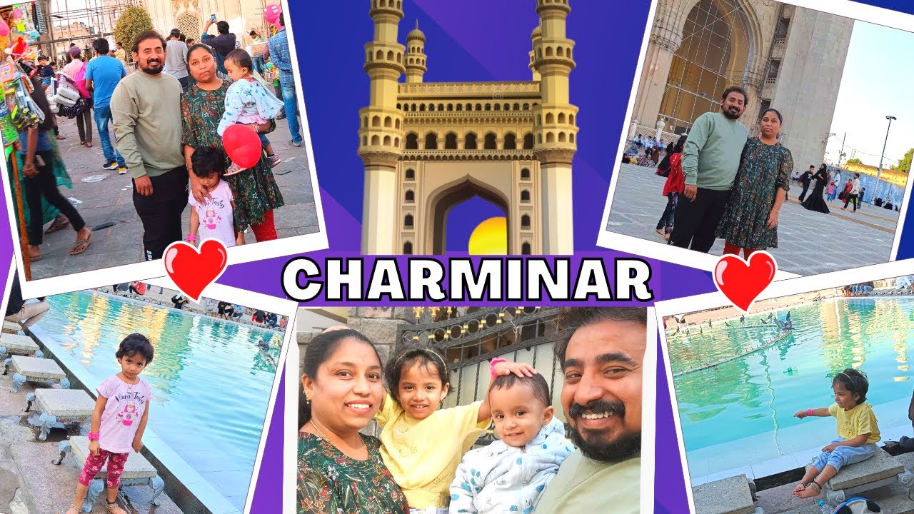 Saanvi and Avira's Charminar Tour Charminar