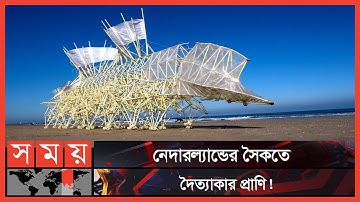 জীবনের নতুন রূপ তৈরি করা যার লক্ষ্য | Strandbeest | Netherland Artist | Somoy TV