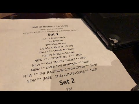 LIVE! Skatch Anderssen Jazz Orchestra Karen’s Birthday!