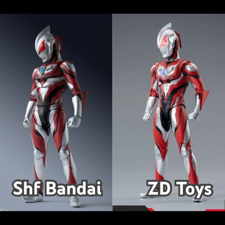 🔥 BANDAI Japan vs ZD China Ultraman Geed action figure #fyp #ultraman