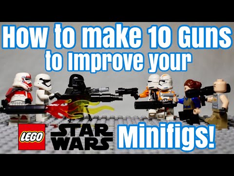 Comment faire 10 armes pour améliorer vos figurines Lego Star Wars