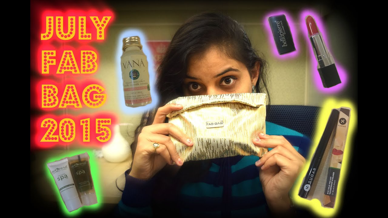 JULY FAB BAG 2015 - Red Carpet Edition ~ Shatakshi Vashisht