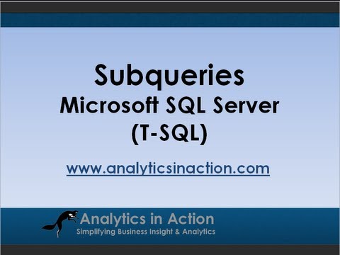 How to write subquery in sql server 2008