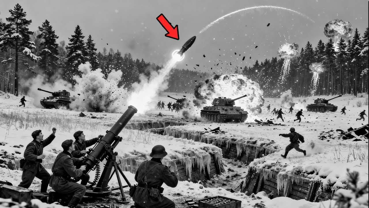 Sověti použili „utajený“ trik s minometem — a německý průlom se zastavil během pár vteřin