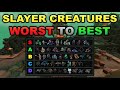 Slayer Creatures Ranked Worst to Best [RuneScape 3]