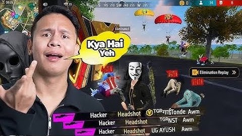 Free Fire hacker in my lobby 🤬😞🆓🔥🚒😔😤😮#hacker #viral #trending #freefire #green #garena #tondegamer 