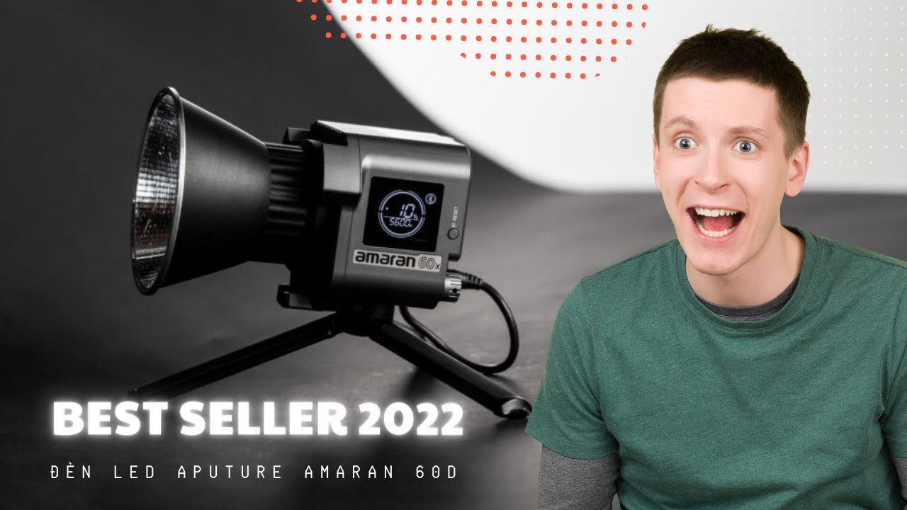 🎥 Mẫu đèn BEST SELLER của anh em quay phim | Aputure Amaran 60D 5600K — Video review, click xem trên YouTube