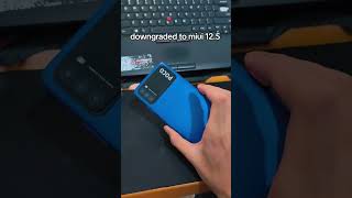 Downgraded to MIUI 12.5 || #tech #xiaomi #pocom3 #miui #miui12