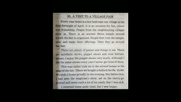 Essay A Visit To A Village Fair | English Writing Skills | Let
