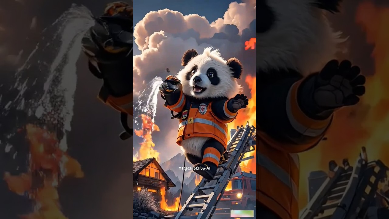 Panda the fire service | ChipChop-AI