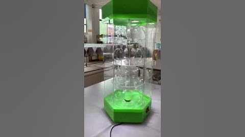 RECHI Custom Design & Manufacture Illuminated Rotating Acrylic Display Showcase For Cake,Ice Cream