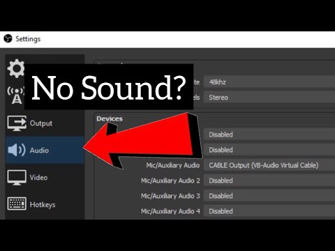 OBS NO Audio No sound Tagalog Tutorial - YouTube