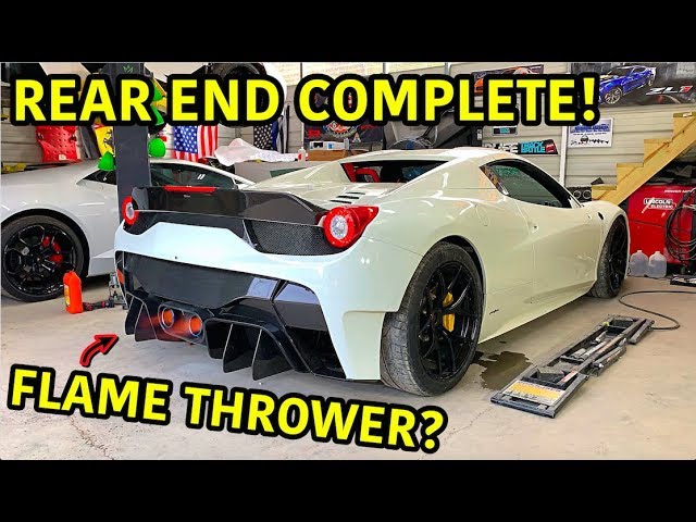 Rebuilding A Wrecked Ferrari 458 Spider Part 14 - Youtube