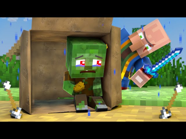The minecraft life of Steve and Alex | Child abandonment  Zombie | Minecraft animation class=