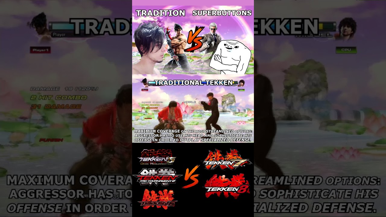 Traditional Tekken VS Modern Tekken FOR DUMMIES 
