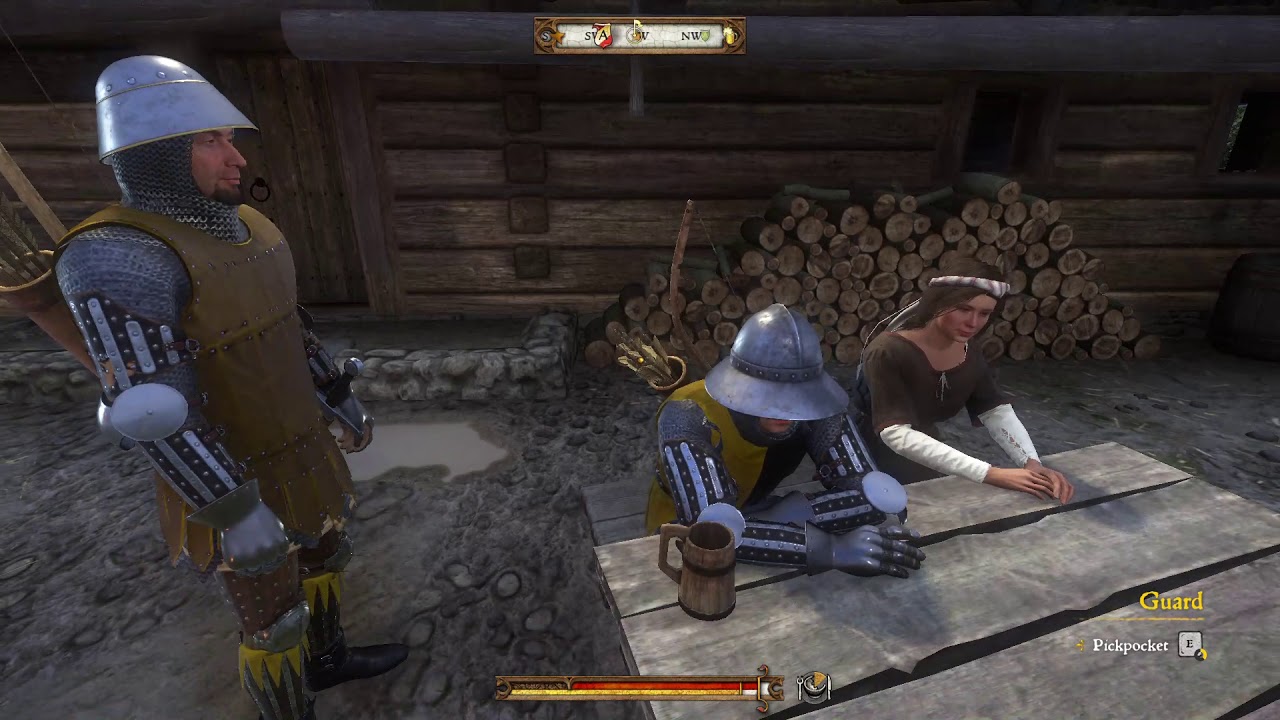 Kingdom Come Deliverance STOP DRINKING AND GET BACK TO THE GATE.. Let's have a drink, Henry