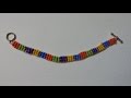 How to make  seed beads bracelet in less than 1 hour. Jewelry making for beginners