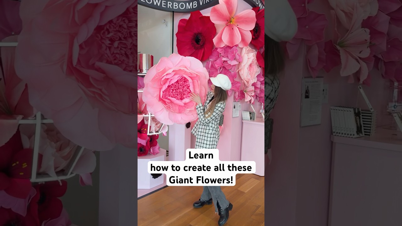 DIY Giant Paper Flowers