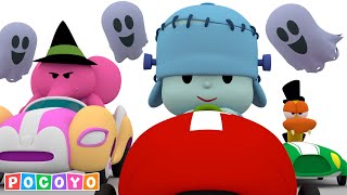 🎃 Let's go racing HALLOWEEN EDITION! 🚗 Spooky cars & vehicles | Pocoyo English | Cartoons
