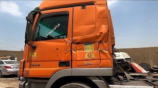 Mercedes Truck Accident Cabin Repairing Amazing Video ||Truck World1 ||