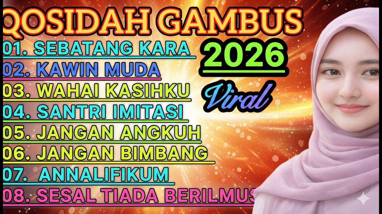 BIKIN ADEM! QOSIDAH SHOLAWAT TERPOPULER 2026 : LAGU KOSIDAHAN LAWAS & TERBARU FULL BIKIN NYAMAN