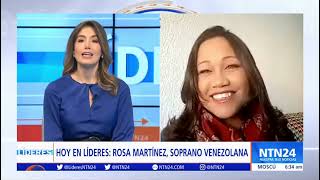 Líderes de NTN24  Miami  Entrevista a Rosa Martínez, soprano venezolana