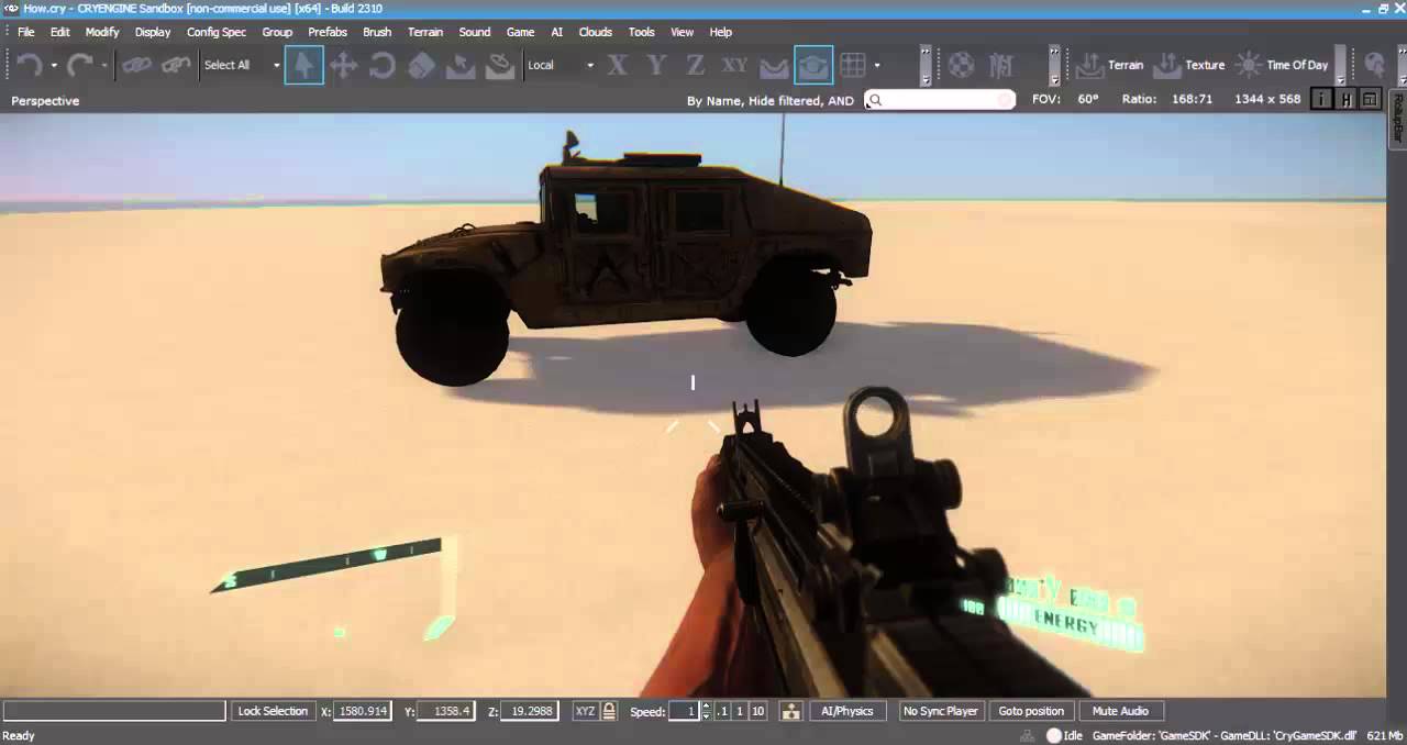 How add vehicle in cry engine – cryengine tutorial