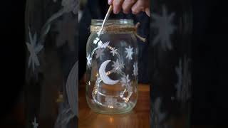 Easy DIY Glass Jar Lantern Hack