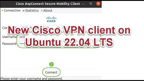 Cisco VPN client on Ubuntu 22 04 LTS