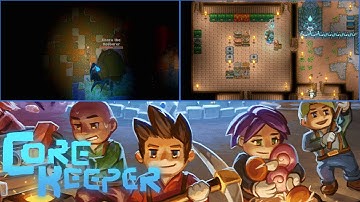 Taking on the second boss, Ghorm the Devourer in Core Keeper | Ep7 | Early Access