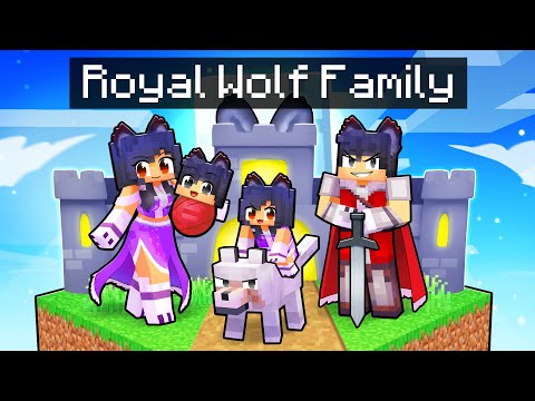 Having A ROYAL WOLF FAMILY In Minecraft 
